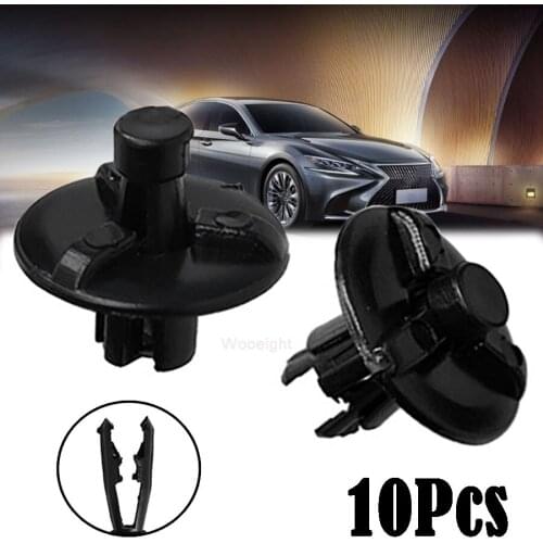 Wooeight 10x Engine Cover Nylon Push-Type Retainer Clips Front Inner Structure Clip 53259-0E010 Fit for Lexus IS250 IS350 RX330