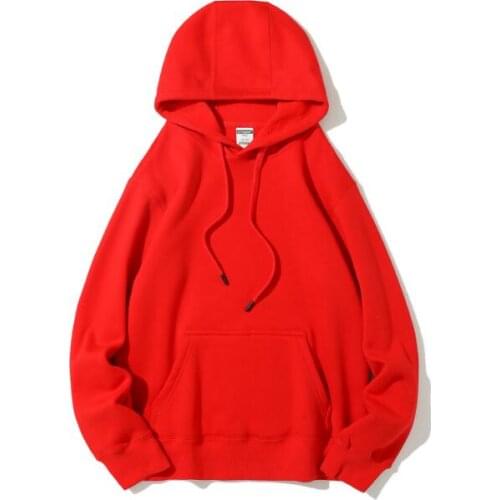 2020 New Womens Hoodie Casual Streetwear Solid Color Long Sleeve Pullover Hoodies Male Fashion Men Sweatshirt