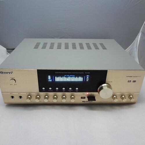 NEW 220V AV-201 500W 5.1 channel home AV high power amplifier 5.1 professional home theater HIFI Karaoke OK amplifier