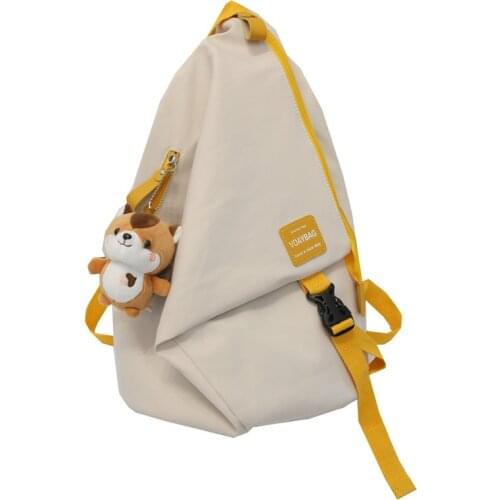 Solid Color Women Rucksack Large School Bag Backpack for Teenage Girls Fashion College Student Back Pack Mochila Feminina