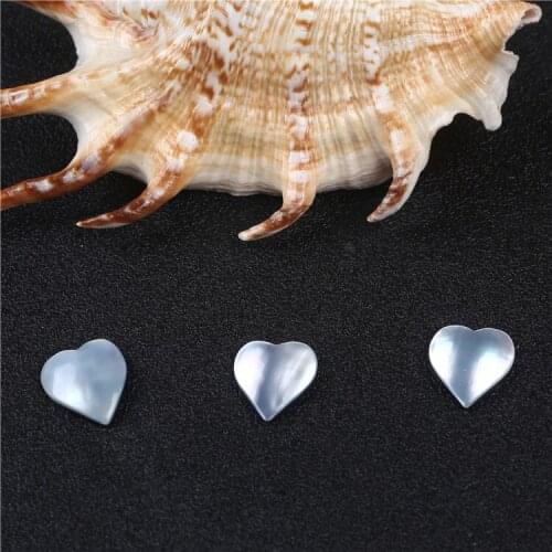 Wholesale high quality heart jewelry Mother Of Sea Shell loose beads