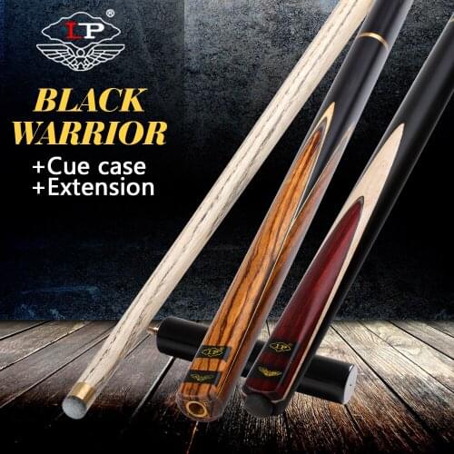 Original LP Billar Black Warrior Snooker Cue 3/4 Split Snooker Cue 10mm Tip Handmade Stick Professional Ashwood Shaft Billiards