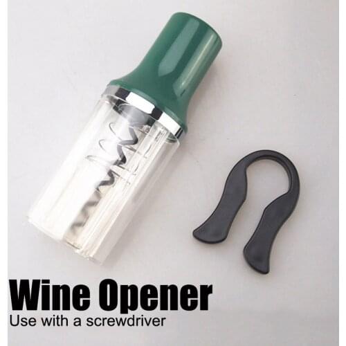 Wine Opener Portable Electric Screwdriver Accessories Made of stainless steel and plasticit is durable compact and durable