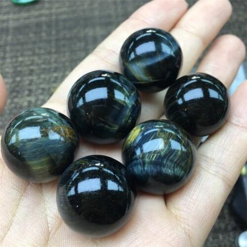 Blue tiger eye sphere quartz crystal ball natural stones and minerals spiritual energy healing decoracion hogar moderno