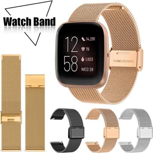 Milanese For Fitbit Versa / Versa2 High Quality WristBand Breathable Watch Strap with Multi-styles for Fitbit Versa 2 Bracelet