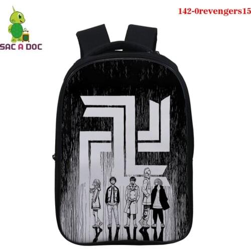 14inch Anime Tokyo Revengers Cosplay Backpack Teenage Men Women Student School Bags Travel Shoulder Bag Tokyo Revengers Backpack