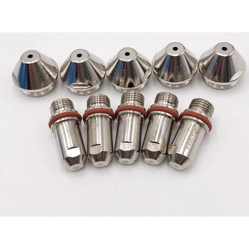 10pcs Original Wulian Pan Ocean FY-A200H FY-A200C FY-200 water cooled cutting torch consumables nozzle and electrode