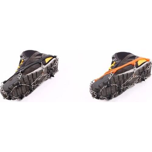 Ultralight 8 Studs Anti-Skid Snow Ice Thermoplastic Elastomer Climbing Shoes Spikes Grips Mountaineering anti-ski crampons