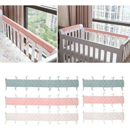 1pcs Crib Bumper Baby Cot Bumper Wrap Around Protection Safe Teething Guard Wrap Baby Proofing Edge and Corner Guard