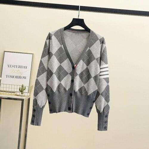 2021 Cardigan Sweater Korean Fashion Y2k Sweaters Autumn Long Sleeve Tops Cardigan Women Oversized Clothing Knitted Clothes Coat