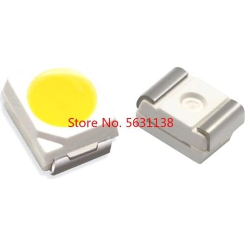 100PCS 3528 SMD LED Alloy wire RED BLUE YELLOW GREEN Sky-blue PINK PURPLE VIOLET 20mA high bright cree led COB chip Light Beads