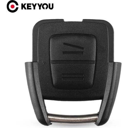 KEYYOU 2pcs/lot 2 BUTTON Remote Car Key Shell Case Fob for Vauxhall Opel Astra Zafira Vectra Free Shipping