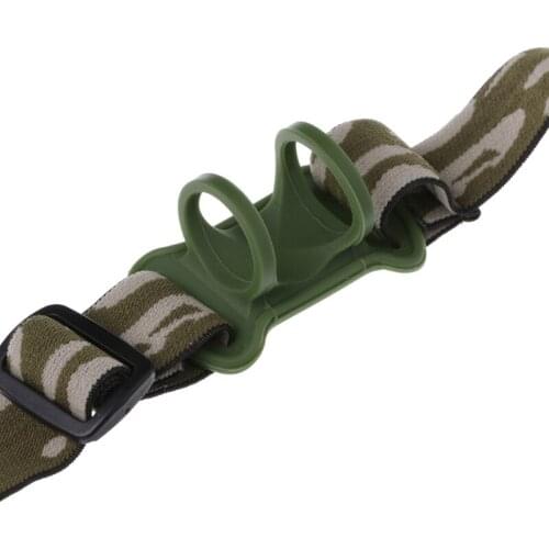 2 Pcs Headband Elastic Hands Free Headlamp Strap For 22-30mm Torch Flashlight K9FA