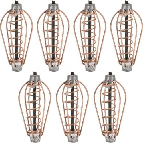 20g 25g Fishing Feeder Cage Metal Carp Lures Cage Holder Fishing Baits Carp Lures Feeder Holder Fishing Accessories