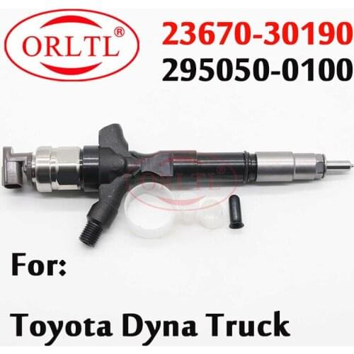 23670-30190 NEW DIESEL COMMON RAIL FUEL INJECTOR 295050-0100 Sprayer Nozzle 295050-0101 For DENSO Toyota dyna truck 2010 Model