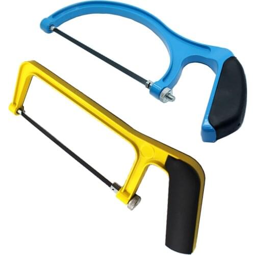 6 Inch Adjustable Hacksaw Circular Hand Saw Tool Chainsaw with Aluminum Alloy Frame for Wood Cutting Metal Fibe