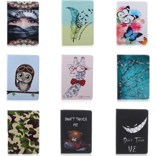 Don't touch me Print PU Leather Case For Apple iPad Air 2 Case Folio Stand Protector Skin Cover For iPad 6 ipad6 With Card Slots
