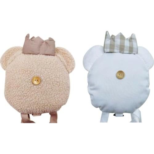 Preschool Children Backpack Cute Cartoon Animal Plush Anti Lost Bag Infant Baby Safety Harness Without Tow Rope for Kid K1KC