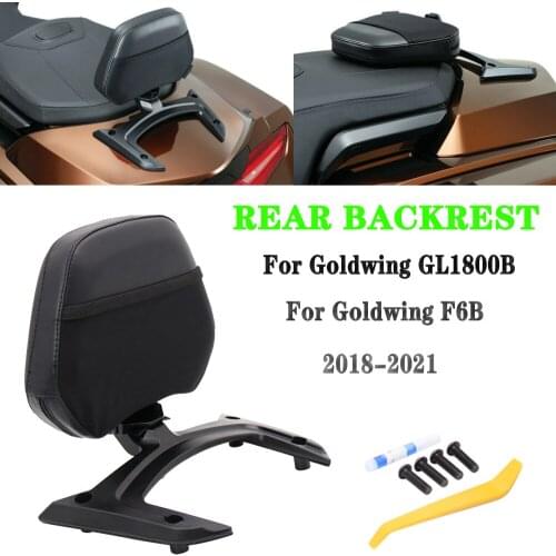 For Honda Gold Wing Goldwing GL 1800 GL1800 F6B Tour 2018 - 2021 Motorcycle Passenger Seat Rear Backrest Cushion Back Rest Pad