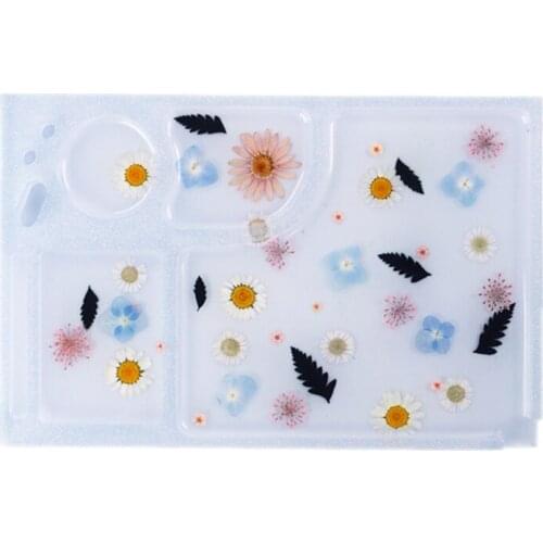 Rolling Cigarette Tray Crystal Epoxy Resin Mold Makeup Plate Ashtray Casting Silicone Mould DIY Crafts Home Decorations T21F