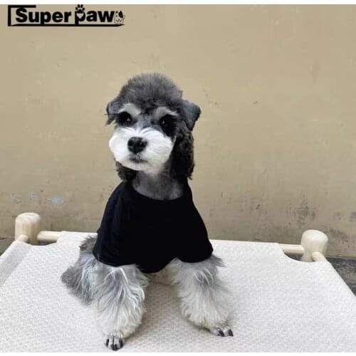 Pet Dog Summer T-shirt Puppy Vest Cotton Clothes Clothing For Small Medium Dogs Schnauzer Pug French Bulldog Corgi GKC69