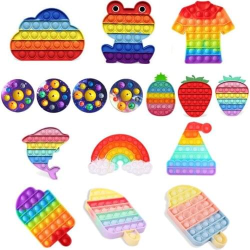 2021 Hot Push Bubble Fidget Sensory antistress Toy Autism Special Needs Fidget Squeeze Funny Stress Reliever Toys dropshipping