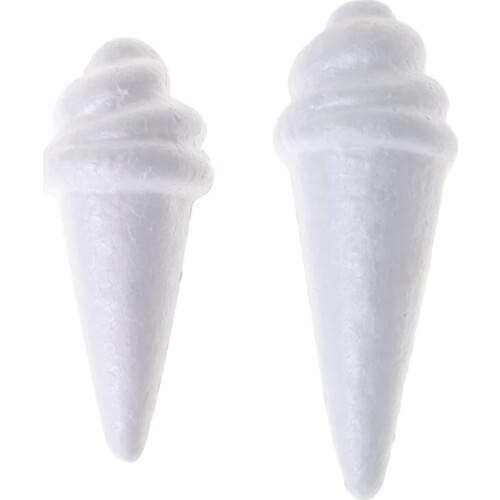 Dummy Styrofoam Foam Cake Dummy Modelling Ice Cream Shape Sugarcraft Flower Wedding Decor
