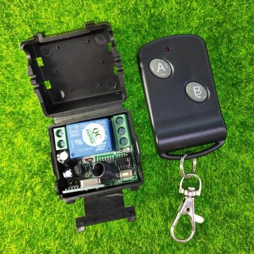 DC 12 v 1CH mini wireless remote control switch Learning code 315MHZ receiver+ transmitter