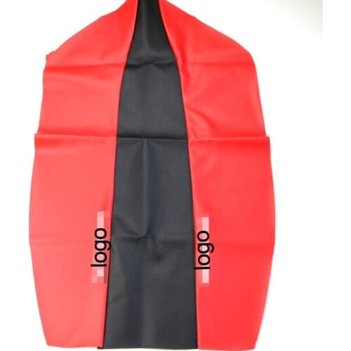 Motorcycle Leather Ribbed Gripper Soft Seat Cover Fit For Kawasaki KLX400 2003 year