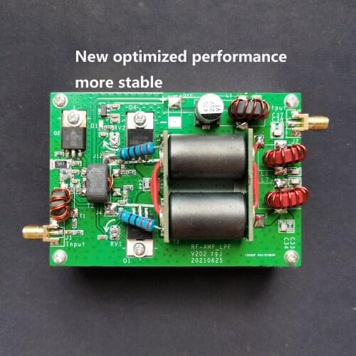 2021 New 45W Short Wave 3-28MHz Linear High Frequency HF RF Power Amplifier Radio Station Wireless Power Transmission(Finished