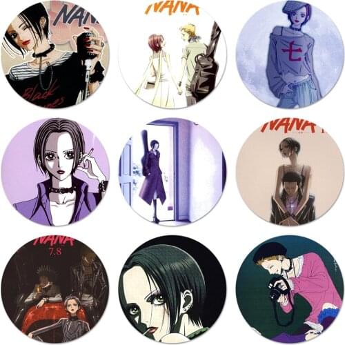 New Arrival Nana Anime Icons Pins Badge Decoration Brooches Metal Badges For Clothes Backpack Decoration