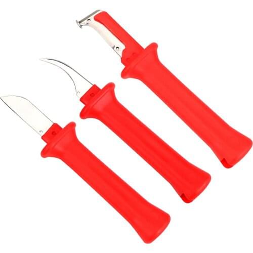 Knife 6 kinds cable stripper knife german style 440c blade pvc handle Stripping the scope of diameter of 50mm below hand tools