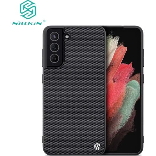 For Samsung Galaxy S21 FE 2021 Case Original NILLKIN Textured Weaving Nylon Fiber Protective PC Back Cover for Samsung S21 FE