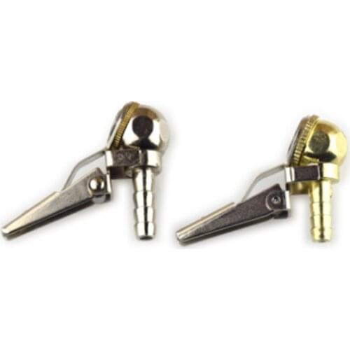 1pcs Tire Inflator Chuck Pure Copper Chuck Type Inflator Mouth Pneumatic Pump Adapter Inflation Chuck in Skull