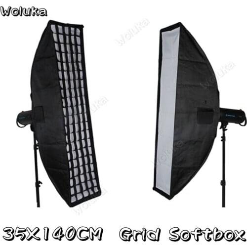 Honeycomb Grid Softbox 35X140CM with Bowens Mount for Studio Strobe Flash Light CD50 T10 A