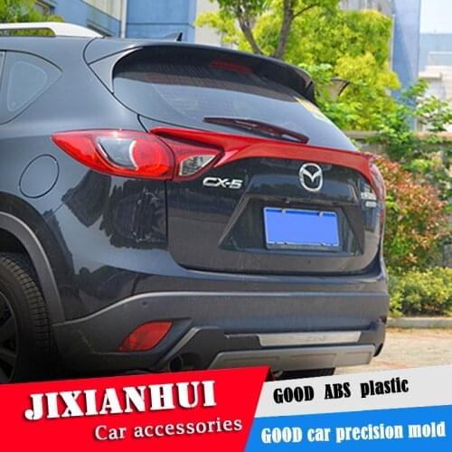 For CX-5 ROOF Spoiler 2014-2016 CX-5 CX5 ROOF Spoiler ABS plastic Material Car Rear Wing Color Rear Spoiler