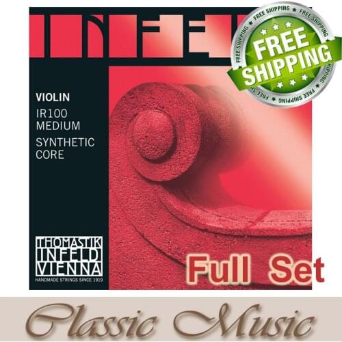 Thomastik Infeld-Red (IR100) Violin Strings ,Full set ,Set 4/4 Medium. Made in Austria. free shipping