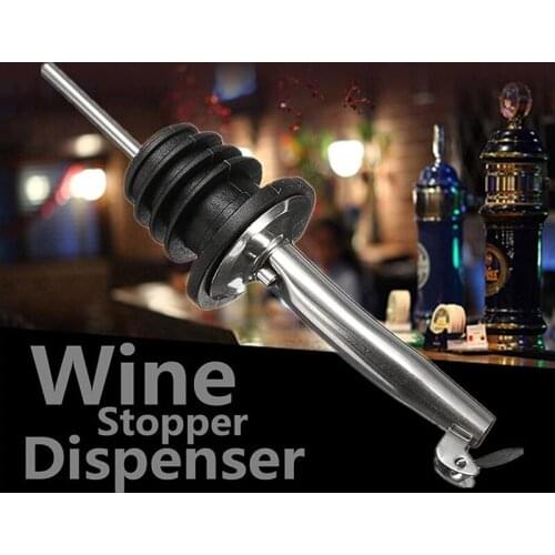 1 Pcs Stainless Steel Wine Bottle Pourer Pourer Oil Cork Bartender Wine Wine Pourer Bar Accessories Barware Kitchen Cocina Home