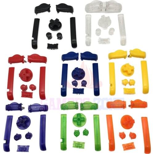 10sets D Pads Power ON OFF Buttons for Gameboy Advance A B L R Buttons Frame for GBA Buttons