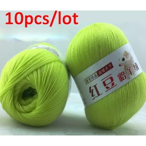 Cheapest 10pcs/lot Thin Yarns Yarn For Hand Knitting Crochet Yarns Knitting Wool 35% cashmere 35% Alpaca 30% Lamb Cashmere