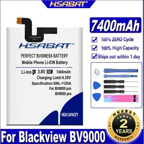 HSABAT 7400mAh U536174P Battery for Blackview BV9000 for Blackview BV9000 Pro