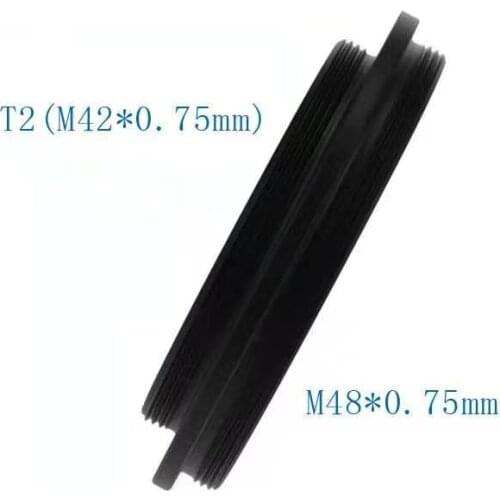 Telescope photography accessories m42x0.75mm to m48x0.75mm male butt thread