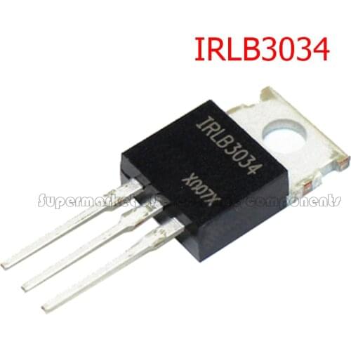 Free shipping 10PCS IRLB3034 TO-220 IRLB3034PBF MOSFET MOSFT 40V 343A 1.7mOhm 108nC New original IC