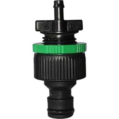 2 Pieces 16mm Quick Connector Garden Watering Faucet Hose Connector 1/4'' Pipe Fittings Irrigation System Thread Adapter