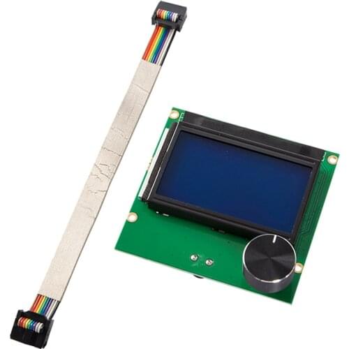 Creality 3D Universal LCD 12864 Display Screen RAMPS 1.4 With Encoder For CR-10S CR-10mini CR-10S5 CR-10S4 3D printer parts