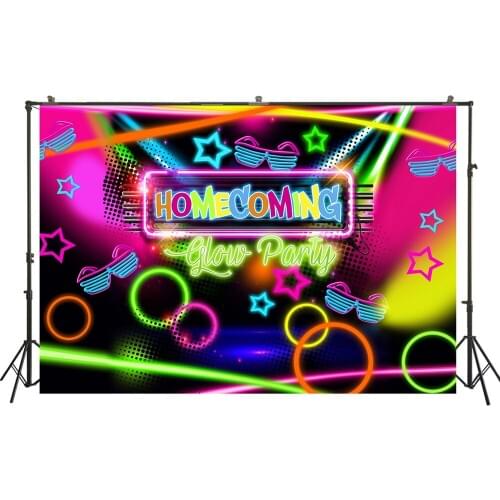 HUAYI Photography Backdrops Stage Prom Music Party Photoshoot Backdrop Birthday Studio Sweet 16th Adult Photo Background W-3468