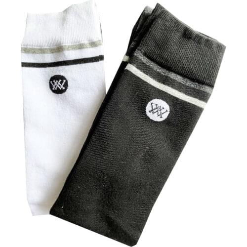 Golf Socks ANEW New Cotton Combed Cotton Golf Straight Socks Half-height Golf Socks Fashion Sports Socks Free Shipping