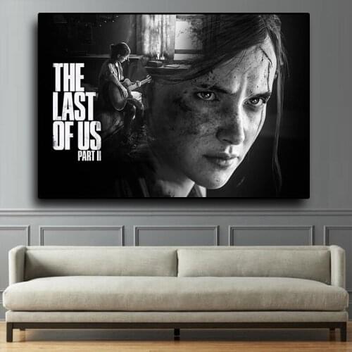 Game Poster Painting on The Wall Home Decoration Joel Ellie Wall Art Picture Living Room Decoration Design Without Frame