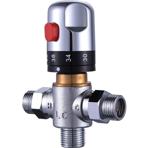 DWZ G3/4 &G1/2 Ceramic Standard Thermostatic Mixing Valve Temperature Control Valve for Solar Water Heater Valve Parts