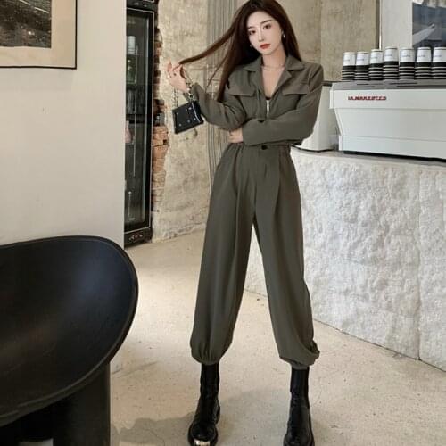 2021 autumn new high-quality fashion suit two-piece short jacket + trousers and trousers trend